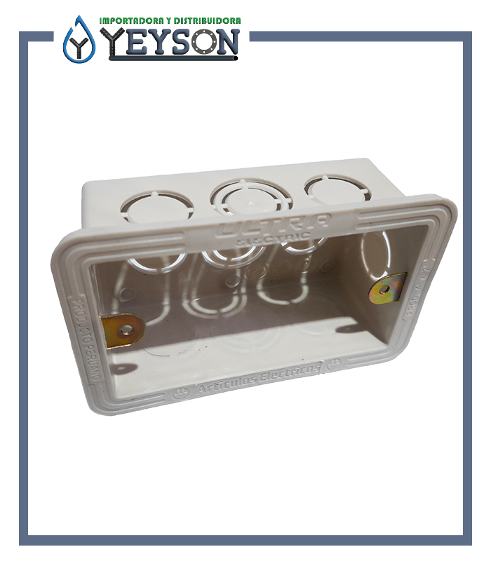 Caja de paso rectangular